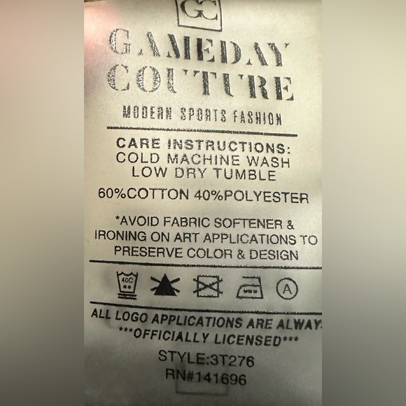 NFL Women's San Francisco 49ers Gameday Couture Charcoal Sweatshirt - Picture 8 of 8